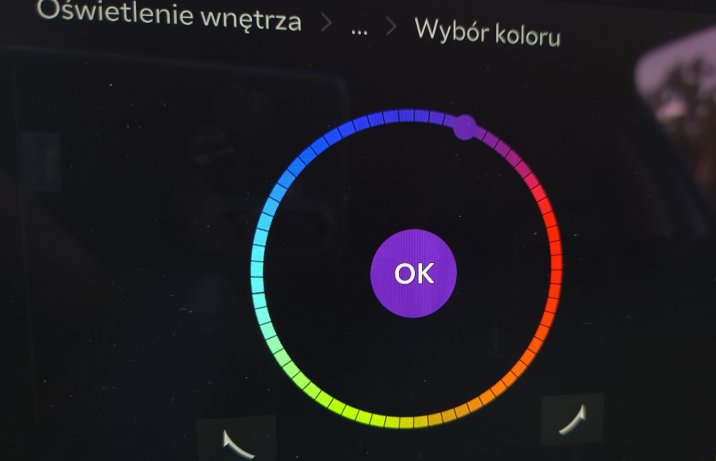 Kia K4 Kombi - oświetlenie nastrojowe