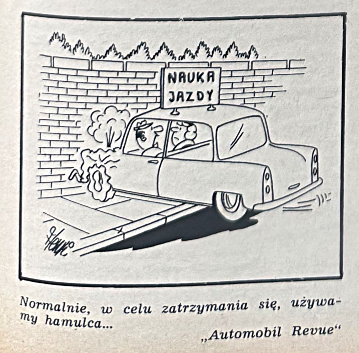 motor-36-1976-prawo-jazdy-rysunek-satryczny