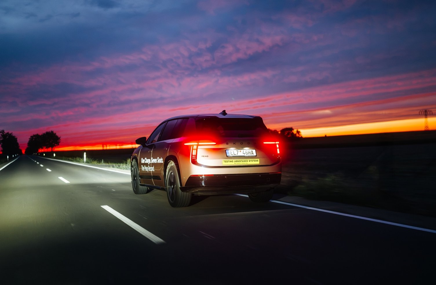 Skoda Peaq 936 km bez ładowania rekord tył