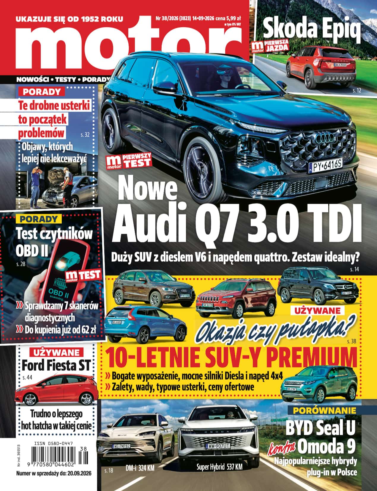 okładka Motoru numer  38 z 2026 roku