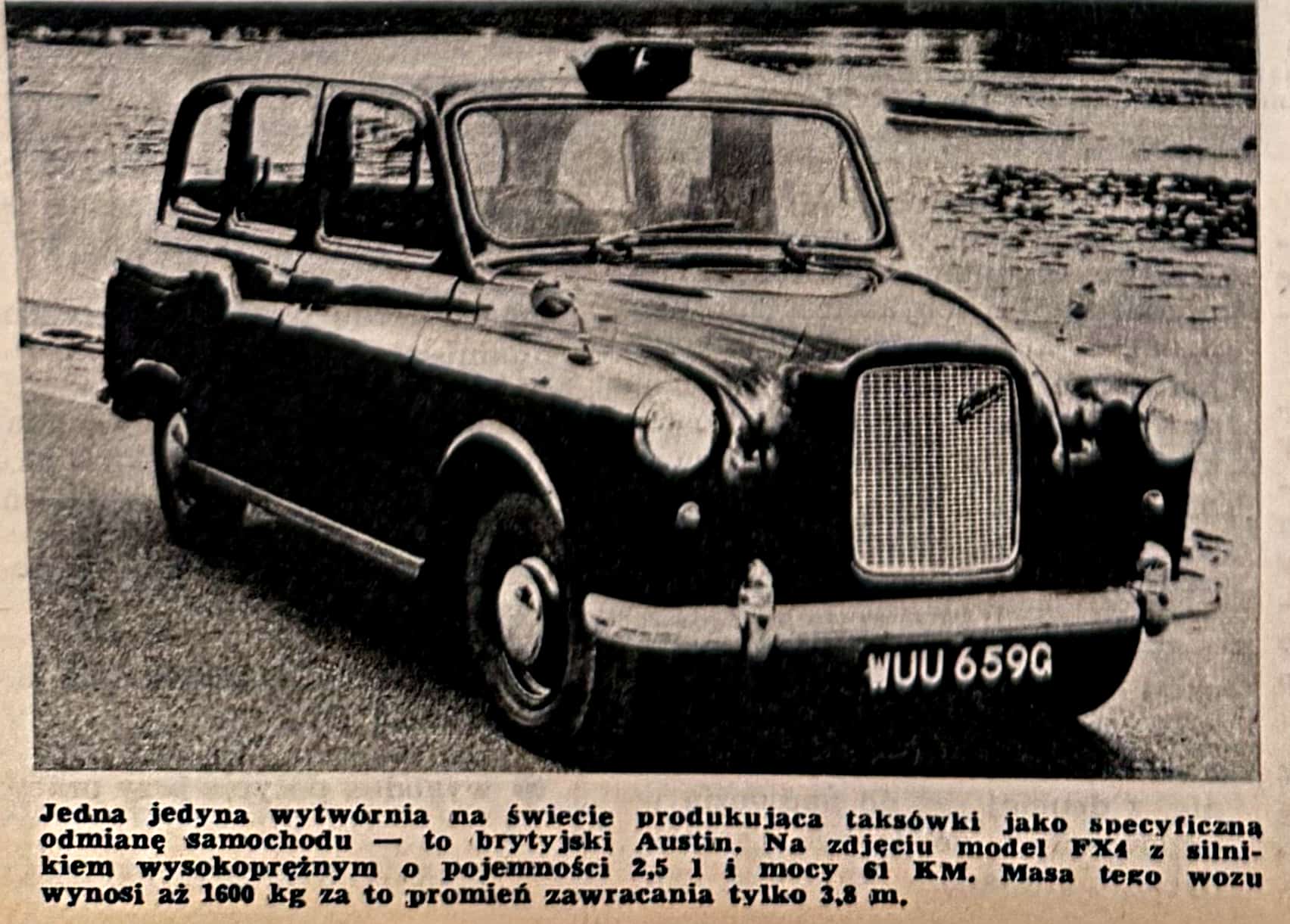 motor 38 1976 taxi austin fx4