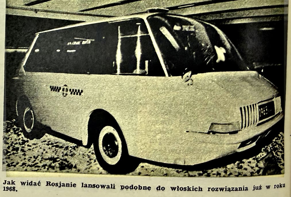 motor 38 1976 radziecki prototyp taxi