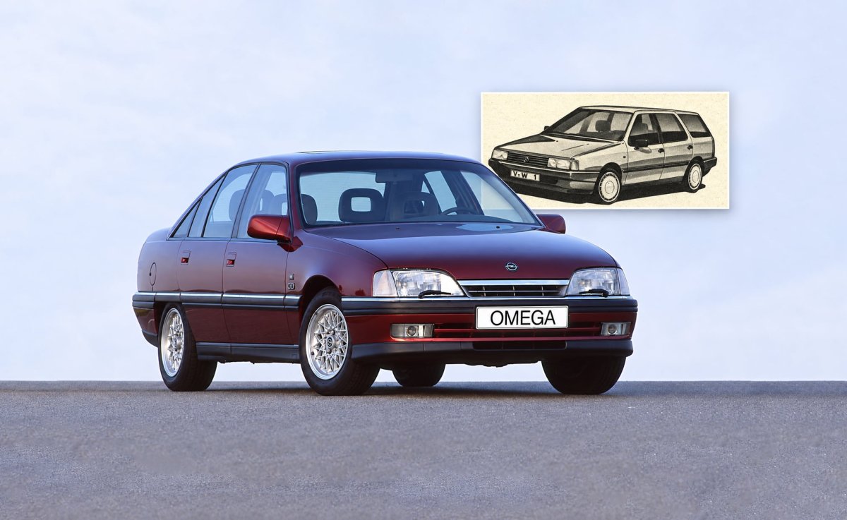 Opel Omega A przed premierą i zapowiedź Volkswagena Passata B3 | „Motor” nr 36/1986