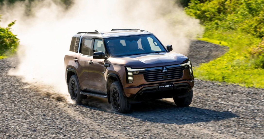 Nowe Mitsubishi Pajero – widok z przodu