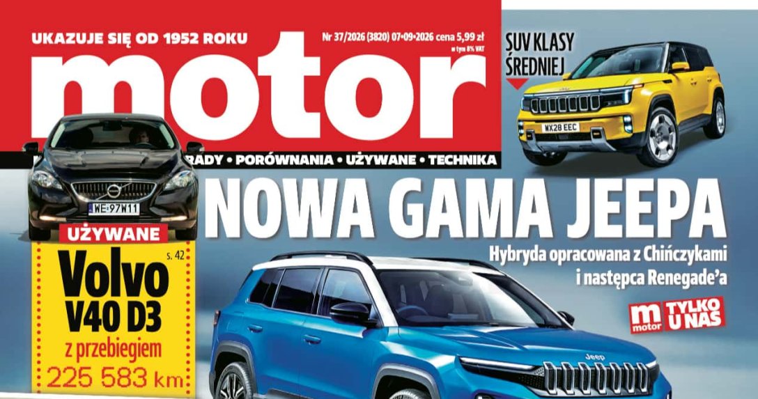 okładka Motoru numer 37  z 2026 roku