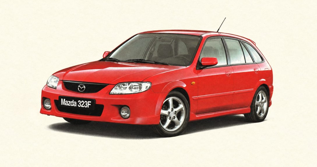 Mazda 323F – przód