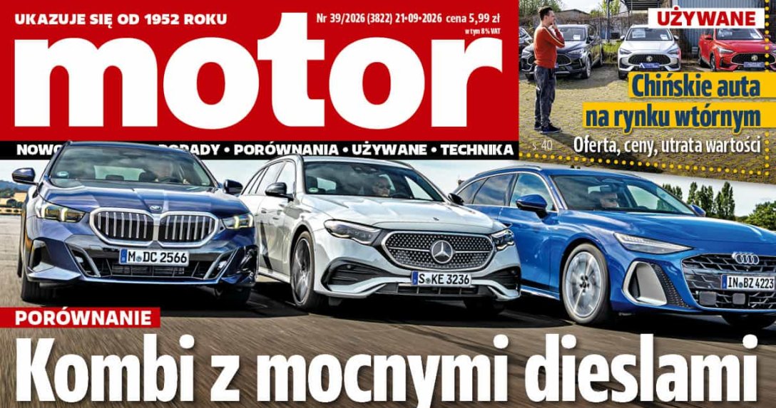 okładka tygodnika Motor numer 39 z 2026 roku