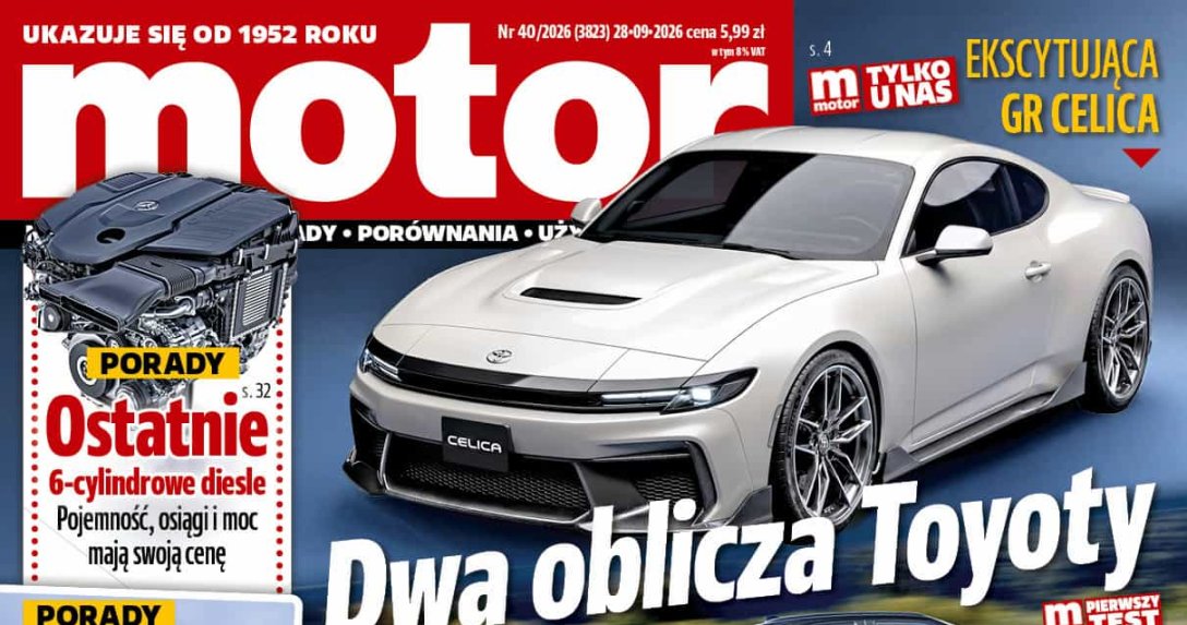 okładka tygodnika Motor numer 40 z 2026 roku