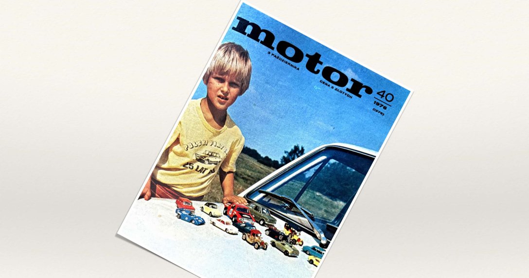 okładka tygodnika Motor numer 40 z 1976 roku