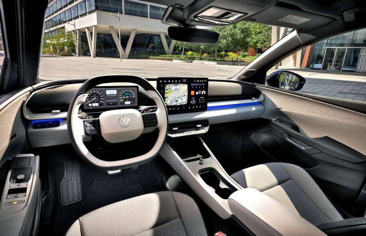 Volkswagen ID. Polo – centralny ekran systemu multimedialnego.