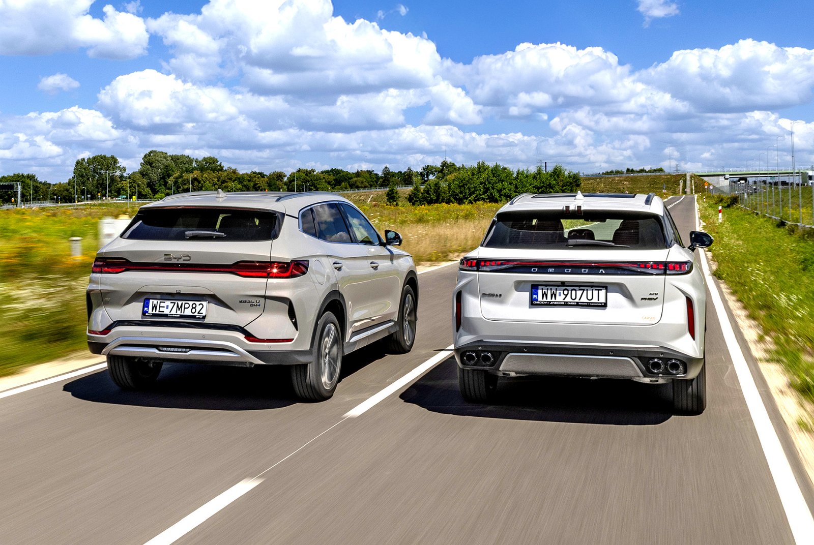 BYD Seal U kontra Omoda 9 (2026) porównanie - tył