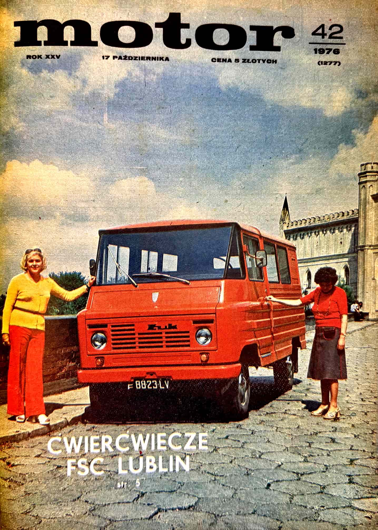 motor numer 42 z 1976 roku – okładka
