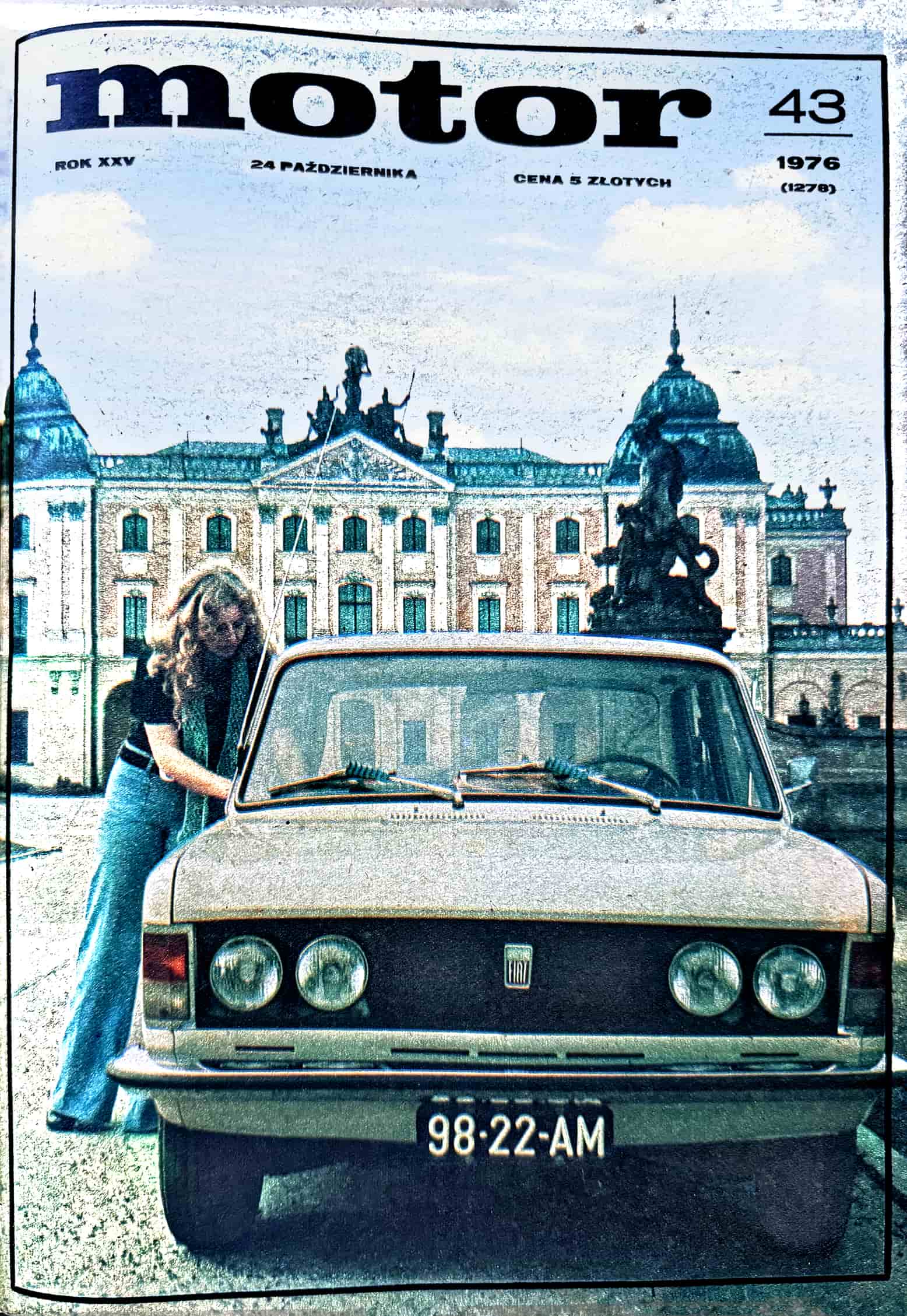 motor numer 43 z 1976 roku – okładka