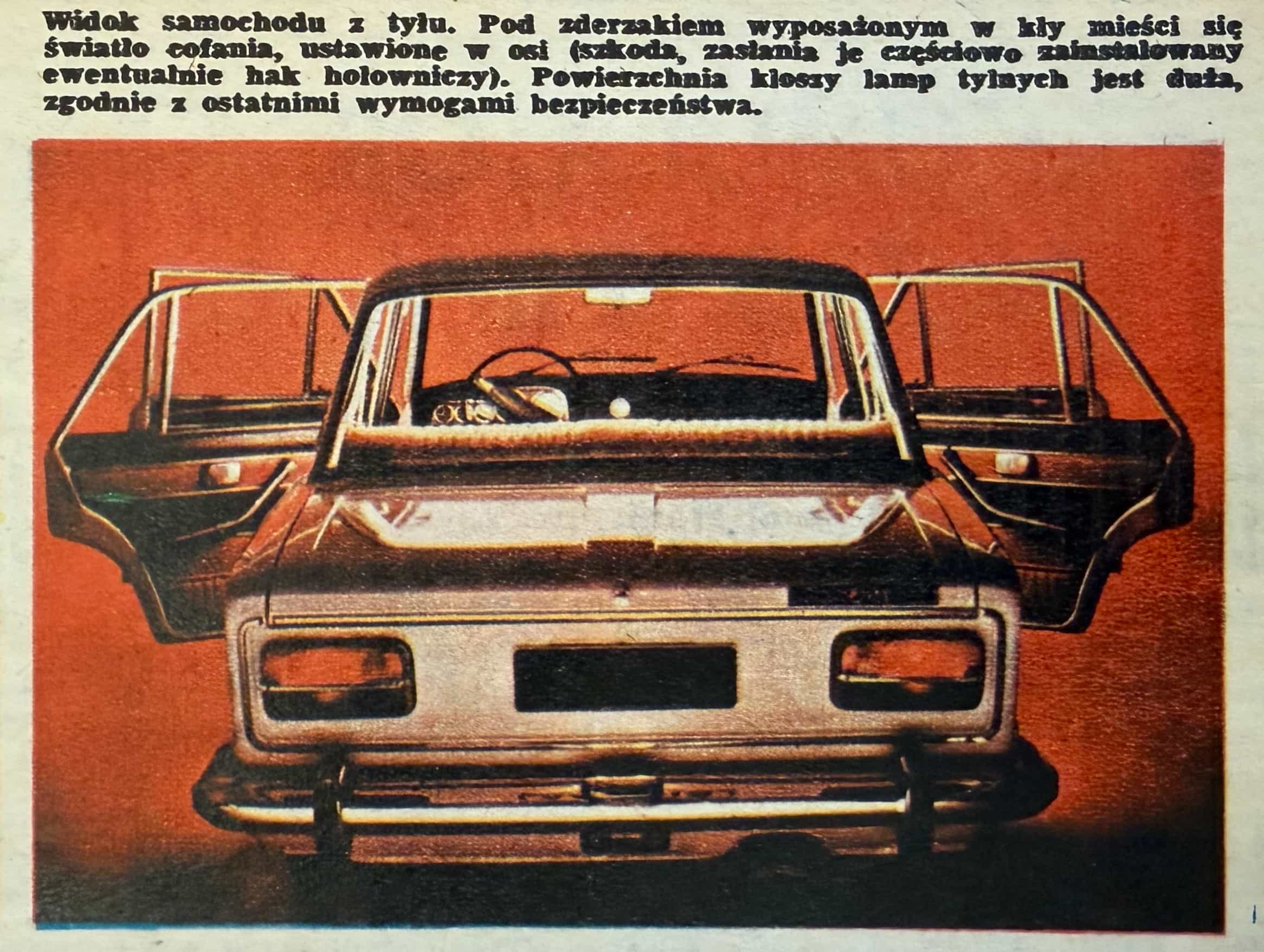 Motor numer 44 z 1976 roku – WAZ 2103 tył