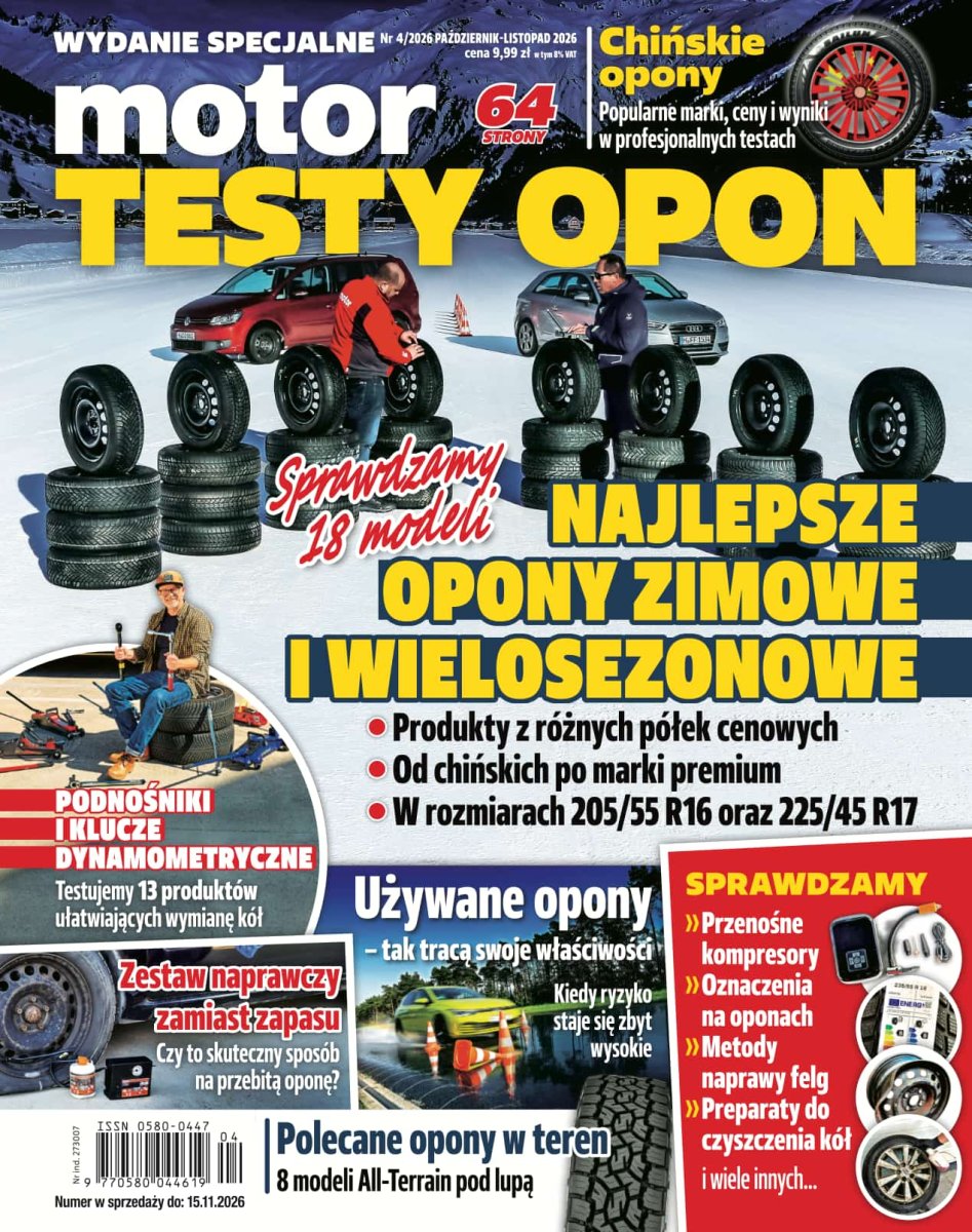 Wydanie specjalne „Motoru” 4/2026 – „Testy opon” już w sprzedaży