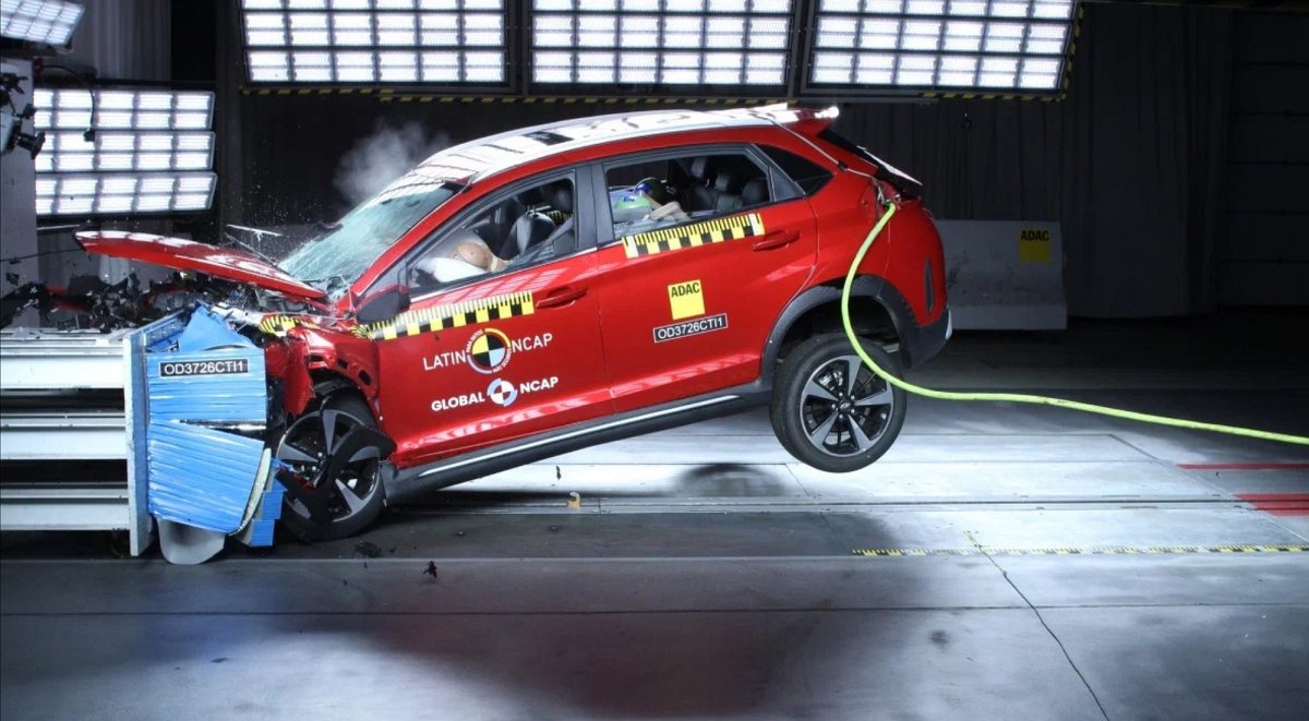 Chery Tiggo 2 bez gwiazdek w testach zderzeniowych Latin NCAP. Wykryto też ryzyko pożaru