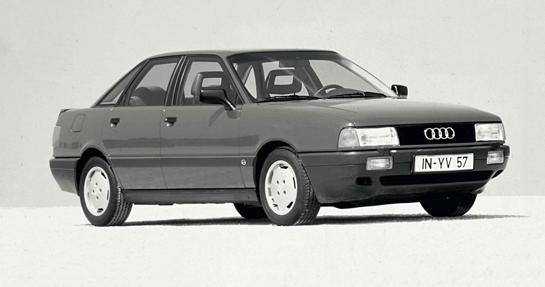 Audi 80 z 1986 r. – oficjalne zdjęcie Audi AG
