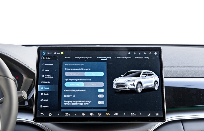 BYD Seal U (2026) - test - tryby jazdy