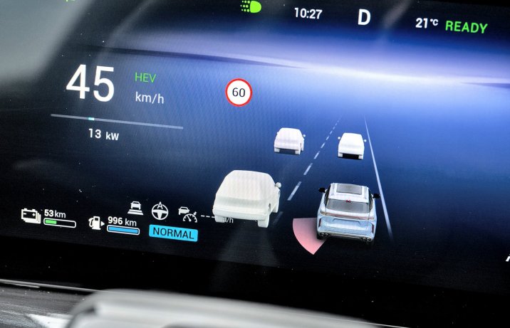 Omoda 9 Super Hybrid (2026) - test - widok systemów wspomagających