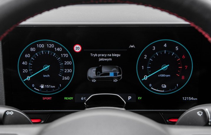 Hyundai Kona - zegary